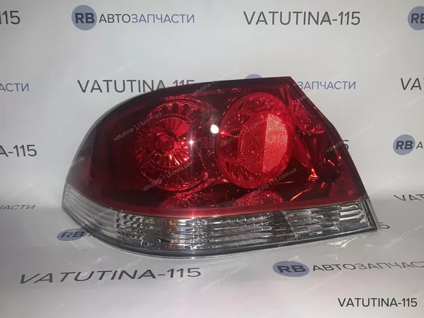 Фонарь задний L (красно-бел.)