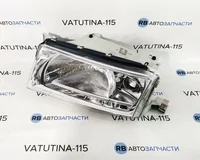 Фара основна L +пр/тум. -корр. H4+H3